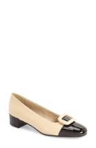 Women's David Tate 'retro' Round Toe Pump .5 N - Beige