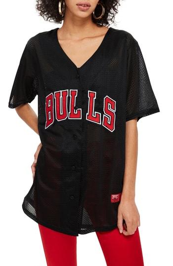 Women's Topshop Unk X Airtex Tee - Black