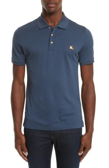 Men's Burberry Talsworth Polo - Blue