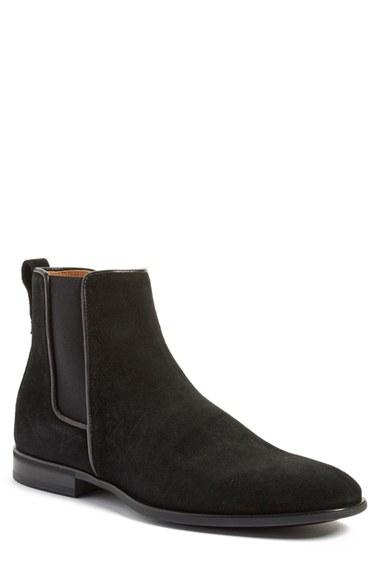 Men's Aquatalia 'adrian' Weatherproof Chelsea Boot M - Black