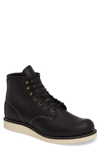 Men's Red Wing Rover Plain Toe Boot .5 D - Black