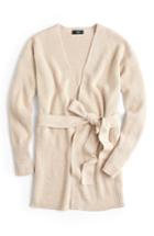 Women's J.crew 365 Tie-waist Cardigan, Size - Brown