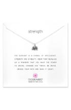 Women's Dogeared Reminder - Strength Pendant Necklace