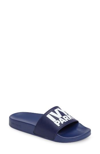 Women's Ivy Park Logo Slide Sandal .5us / 38eu - Blue