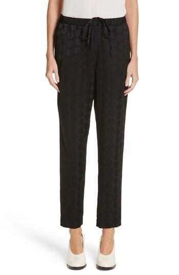 Women's Co Tonal Dot Ankle Pants - Black