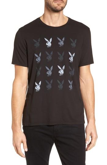 Men's John Varvatos Star Usa Playboy Rows Graphic T-shirt - Black