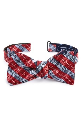 Men's The Tie Bar Emerson Reversible Silk Bow Tie, Size - Red