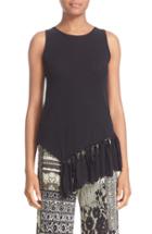 Women's Fuzzi Fringe Sleeveless Top