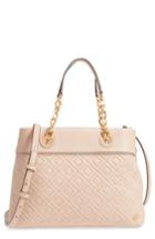 Tory Burch Small Fleming Leather Tote - Pink