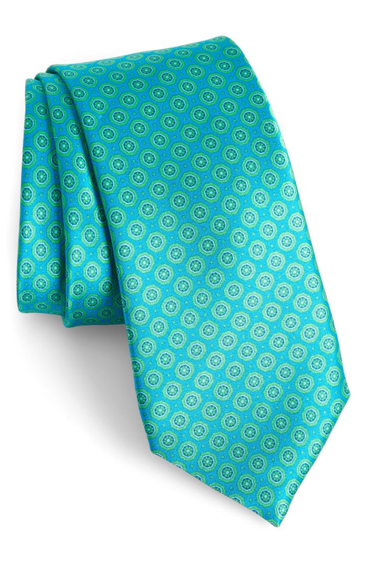 Men's Nordstrom Men's Shop Mini Medallion Silk Tie