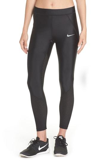 Women's Nike Speed Cool Running Tights - Black