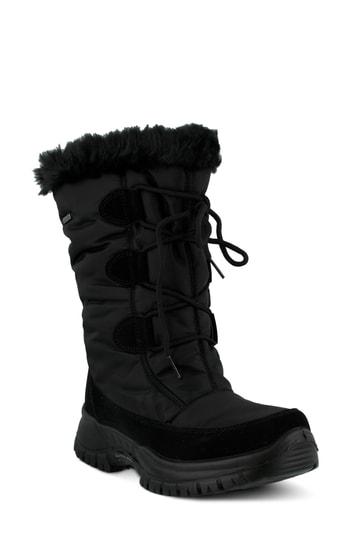 Women's Spring Step Zurich Waterproof Faux Fur Boot .5-6us / 36eu - Black