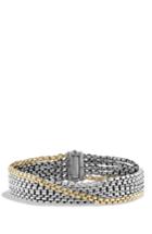 Women's David Yurman 'chain' Box Chain Five-row Bracelet With Gold