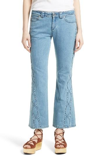 Women's See By Chloe Iconic Ankle Flare Jeans