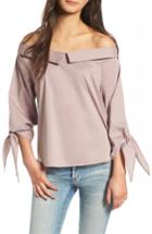 Women's Leith Off The Shoulder Blouse - Purple