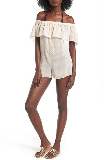 Women's Lira Clothing Marina Cover-up Romper - Ivory
