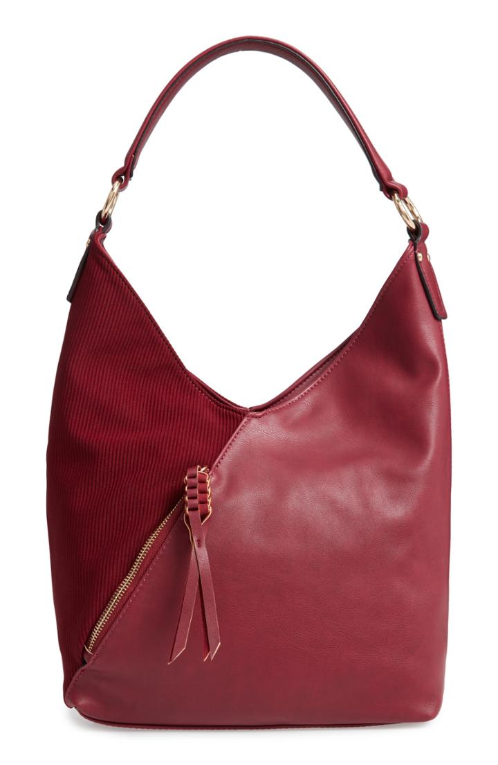 Sr Squared By Sondra Roberts Mixed Media Hobo - Red