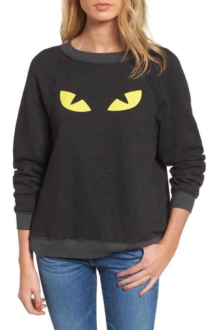 Women's Wildfox I'm A Cat Sommer Sweatshirt
