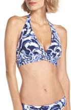 Women's Tommy Bahama Pansey Petals Reversible Bikini Top
