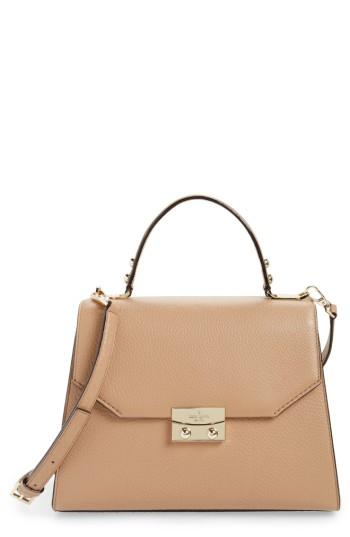 Kate Spade New York Stewart Street Samira Leather Top Handle Satchel - Brown