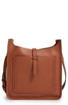 Rebecca Minkoff Unlined Whipstitch Feed Bag - Brown