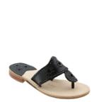 Women's Jack Rogers Whipstitched Flip Flop M - Black