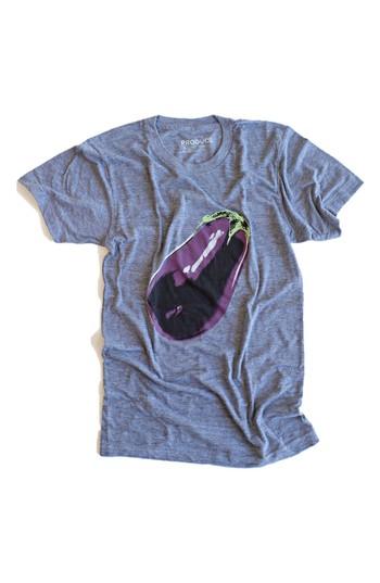 Women's Produce Second Trimester Eggplant Maternity Tee