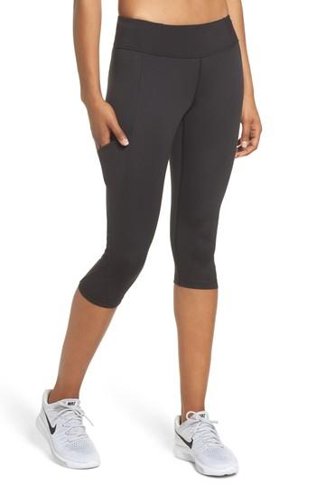 Women's Patagonia Lightning Rock Crop Leggings - Black