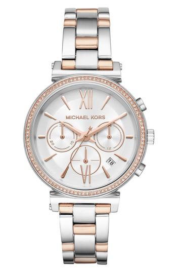 Women's Michael Kors Sofie Chronograph Bracelet Watch, 39mm