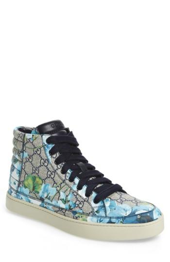 Men's Gucci 'common' High Top Sneaker .5us / 8.5uk - Blue