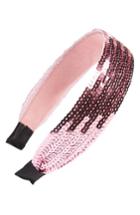 Cara Sequin Headband, Size - Pink