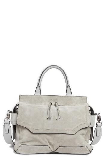 Rag & Bone Micro Pilot Suede & Leather Satchel -