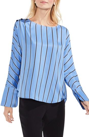Women's Vince Camuto Stripe Dolman Blouse, Size - Blue