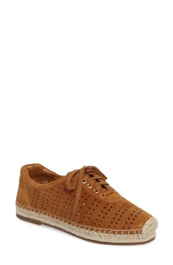 Women's Marc Fisher Ltd Carrol Espadrille Flat M - Brown