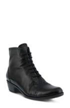 Women's Spring Step Jaru Lace-up Bootie .5-6us / 36eu - Black