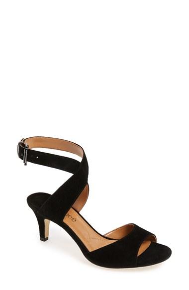 Women's J. Renee 'soncino' Ankle Strap Sandal .5 B - Black