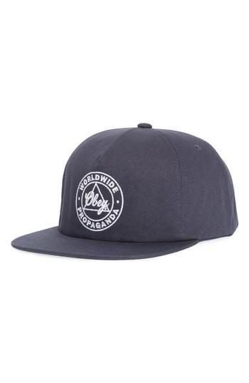 Men's Obey Worldwide Propaganda Ii Snapback Cap - Blue
