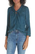 Women's Rebecca Taylor Silk Jacquard Top - Blue/green