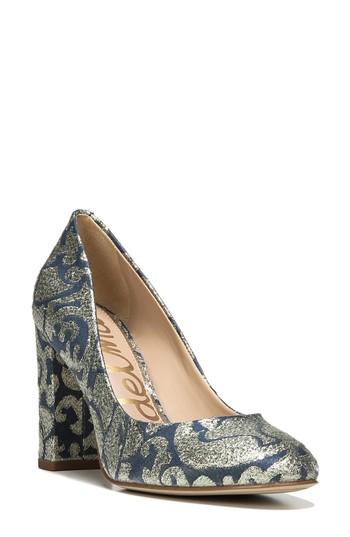 Women's Sam Edelman Stillson Pump .5 W - Blue