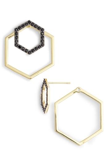 Women's Sterling Forever Geo Daze Ear Jackets