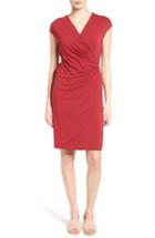 Women's Tommy Bahama Tambour Side Gathered Jersey Dress - Red
