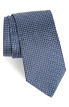 Men's Armani Collezioni Microdot Jacquard Tie, Size - Blue