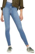 Women's Topshop Moto Joni Jeans W X 30l (fits Like 24w) - Blue