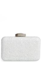 Nordstrom Abstract Lace Minaudiere - Metallic