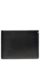 Men's Jack Mason Core Leather Wallet - Black