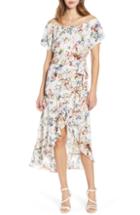 Women's O'neill Connie Off The Shoulder Midi Dress - Beige