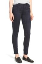 Women's Wit & Wisdom Ab-solution Plaid Slim Pants (similar To 14w) - Blue