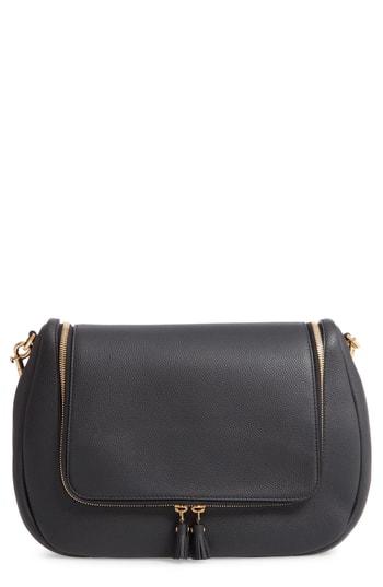 Anya Hindmarch Maxi Vere Soft Satchel Shoulder Bag - Black
