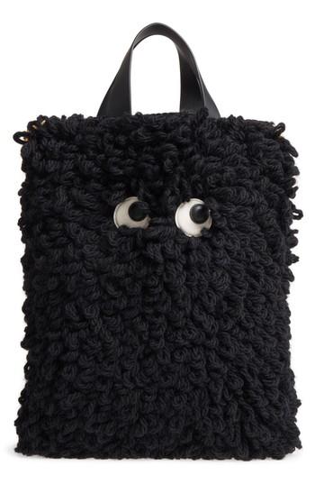 Anya Hindmarch Shag Shop Wool Shopper - Black