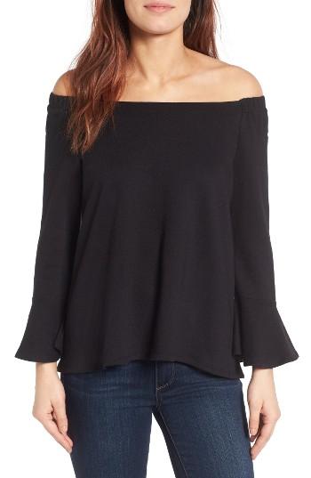 Women's Gibson Bell Sleeve Off The Shoulder Sweatshirt